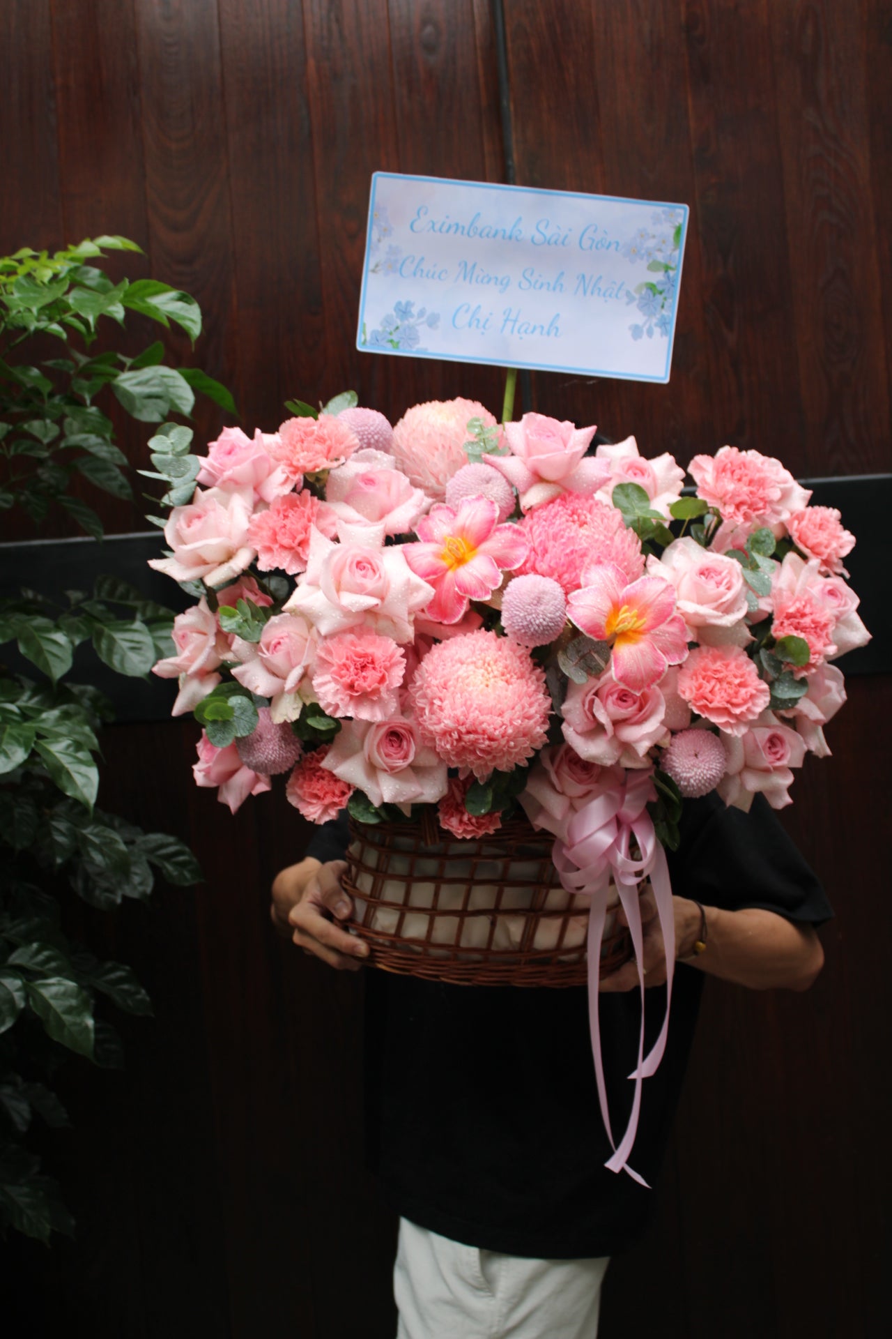 Golden Bloom Basket — GH902