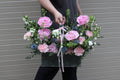 Elegant Bloom Basket — GH742