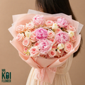 BQ009 Gentle Peach Bouquet
